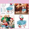 Santa Party Theme Decorations Paper Props Gift Box Christmas Occasions Gifts And