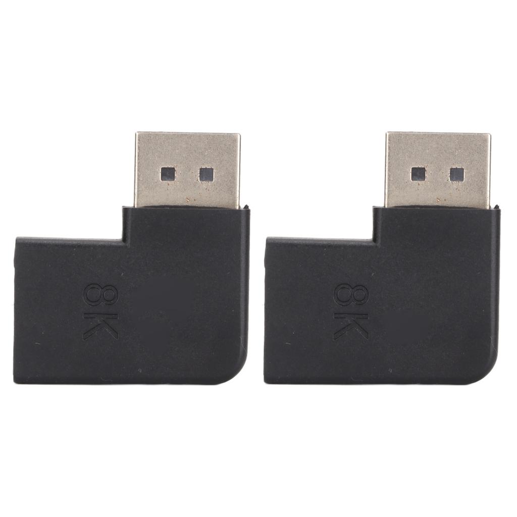 2 Stück Displayport Extender Gleiche Bildschirmanzeige 7680x4320 Auflösung Stabil Zuverlässig Kompakt Leichtgewichtiger DP-Anschluss