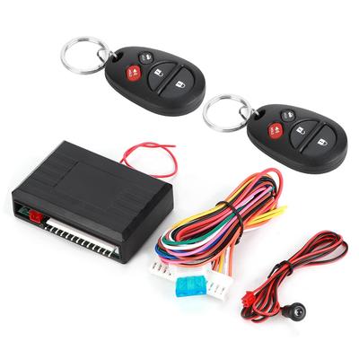 Black Universal Car Anti Theft System 4 Buttons Keyless Entry System Central Locking Kit