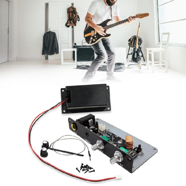Guitar Equalizer Pickup with Tone Volumes Control Knob Guitar Pickup Silence Guitar Equalizer Pickup Guitar Accessories