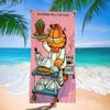 Anime G-Garfields Cat Microfiber Blanket Quick Drying Beach Towels Oversized Printing Super Absorbent Pool Towel Blanket