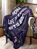 Soft Flannel Throw Blanket for Mom  Perfect Gift for Mothers Day Birthday Christmas   x