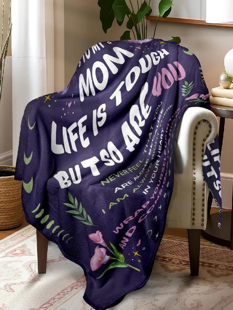 Soft Flannel Throw Blanket for Mom  Perfect Gift for Mothers Day Birthday Christmas   x