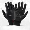 Sport Waterproof Windproof Running Ski Full Finger Touch Screen Warm Thermal Fleece Bike Gloves