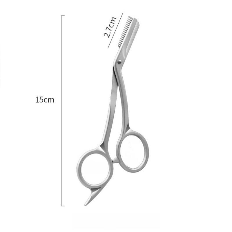 

Stainless Steel Eyebrow Trimming Scissors with Combs Eyebrow Trimmer Kit Grooming Eyebrow Shaping Scissors Tools for Women&Men