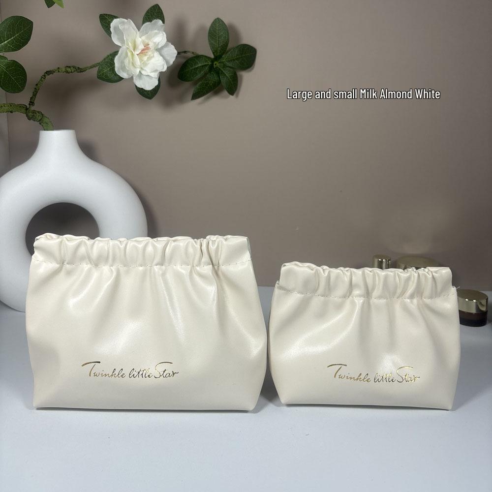 Высококачественная плиссированная косметичка из ПУ для путешествий