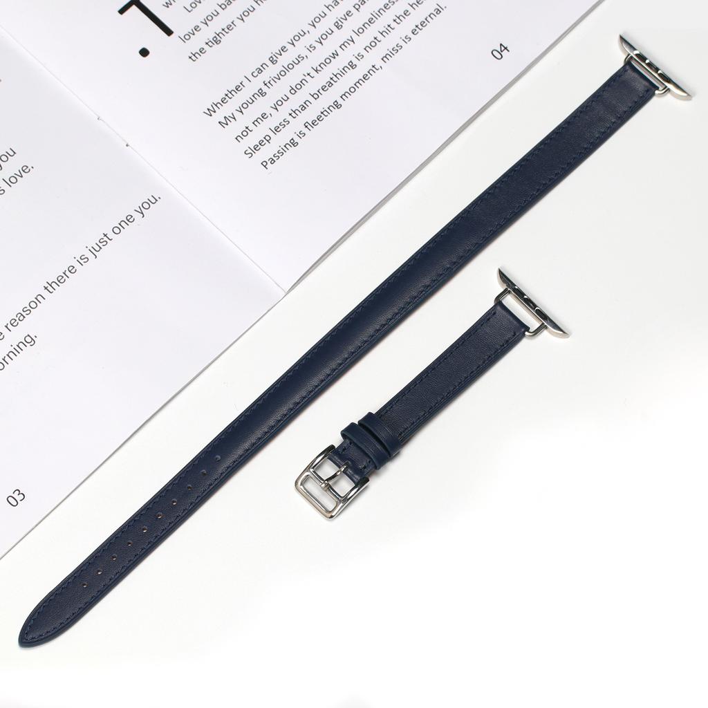 Luxury Slim Genuine Leather Loop Watch Bands for Apple IWatch Strap