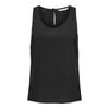 Women's Damen-Tanktop mit geradem Knopf und Rundhalsausschnitt