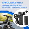 Ebike Helt Vridgashandtag Passar Ridstar Q20, 48V Plug and Play Gasreglage 3-pins Enkel Installation, LCD-display med Nyckellås, Gashandtag för Ebike
