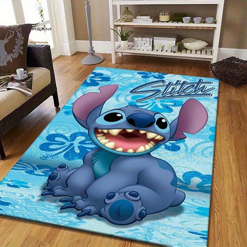 1pc Stitch Pattern Area Rug Soft Flannel Floor Mat for Living Room,Office,Bedroom and Carpet,Sofa Coffee Table Floor Mat