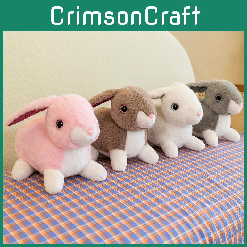 Bunny White Charming Plush Toy Perfect Stuffed Rabbit Doll Gift Children For
