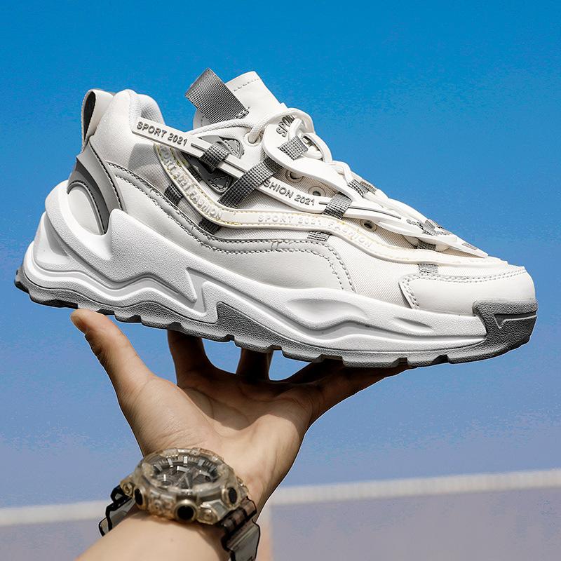 ins dad platform sports running shoes new concept retro breathable mesh shoes 39