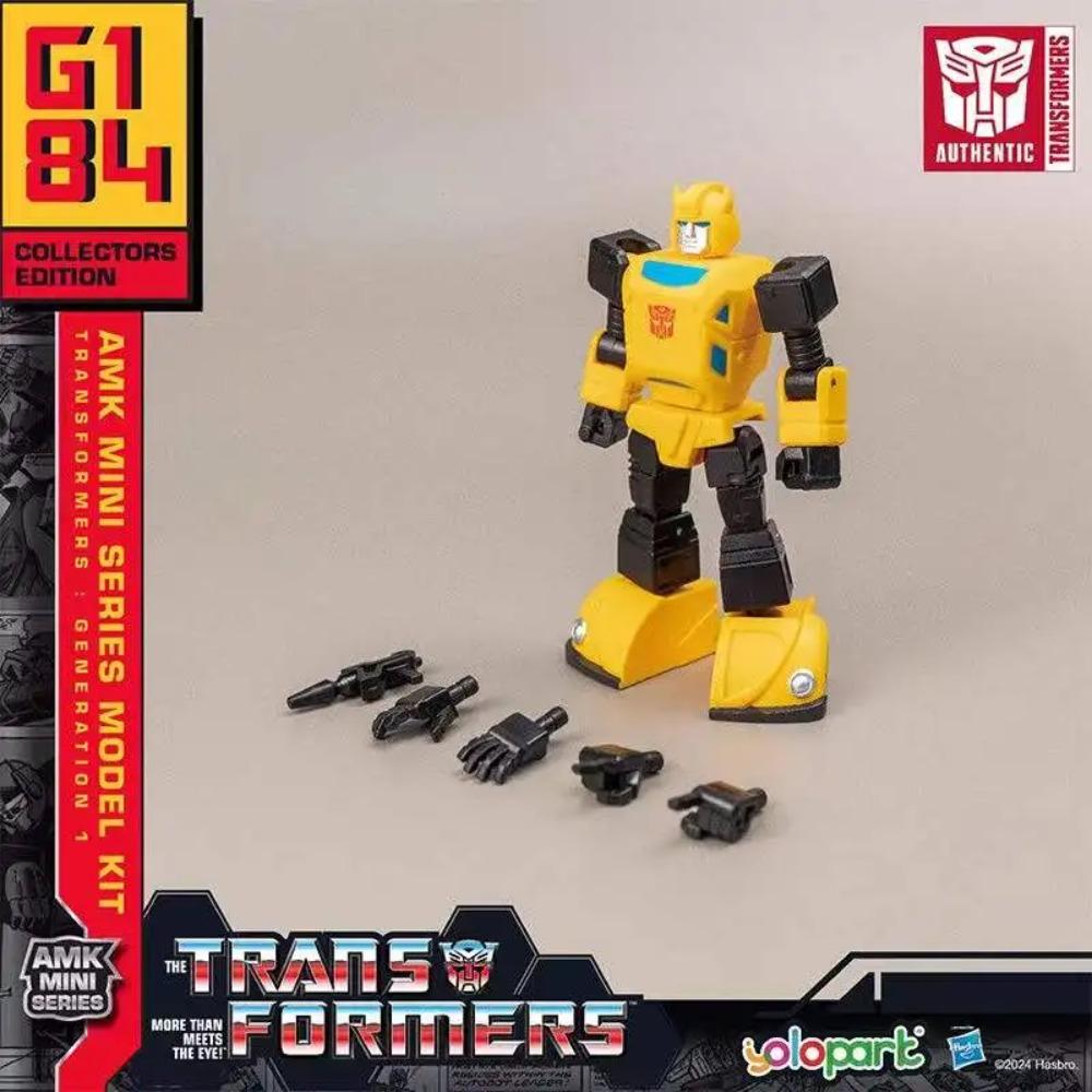YOLOPARK G1 Action Figures Licensed by Hasbro AMK Mini Series Transformers Toy Optimus Prime Megatron Bumblebee Soundwave