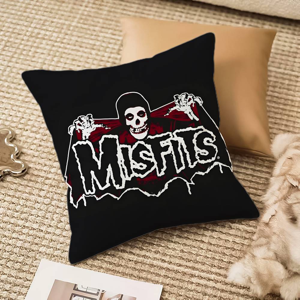 T-The M-Misfits Pillow Case Anti-dustmite Invisible zipper Sofa Bed 12x12Inch