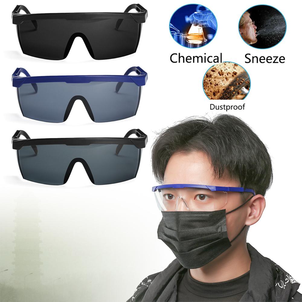 Sport Dustproof Lab  Curing Clear Lens Protect Eye Protection Glasses Adjustable Safety Goggles