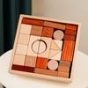 Kids Wooden Building Blocks Educational Toys Wood Fine Motor Skills Stacking Construction