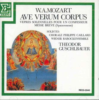 

CD GUSCHLBAUER - W.a.mozart Ave Verum Corpus RECD2840 RVC Japan Classical Used