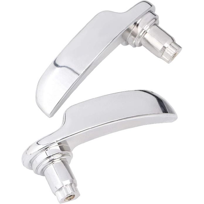 Chrome Saddlebag Latch Lid Lifter Handle Lever for Harley Touring Electra Glide Road King Street Glide Road Glide 2014-2023