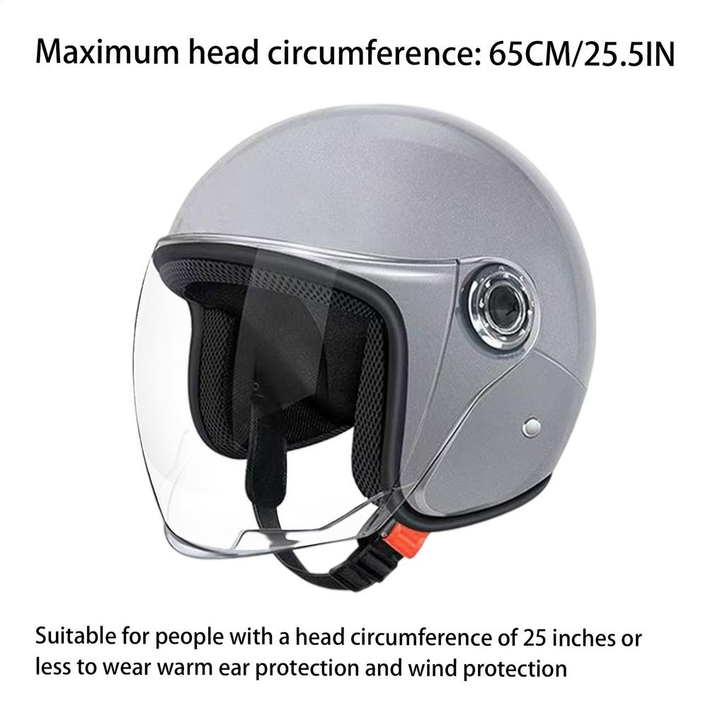 Motorcycle Helmet Bicycle Helmets for Men Women Adult Motorbike Scooter Helmet Riding Safety Hat Helmets Accessories