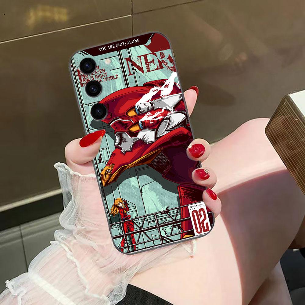 Custodia per Telefono N-Neon G-Genesis E-Evangelion 01 02 Per Samsung Galaxy S26 S25 EDGE S24 S23 S22 S21 S20 FE S10 Ultra PLUS LITE Cover