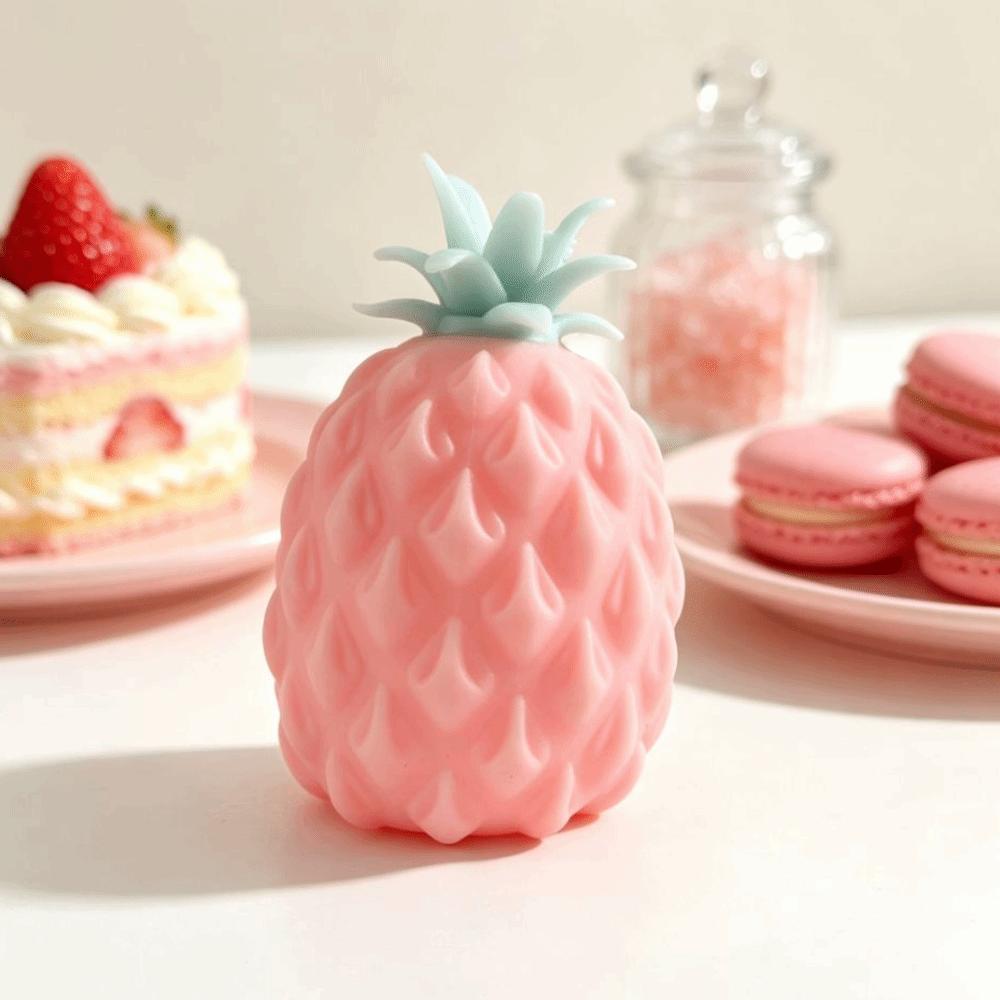 Soft Simulation Pineapple Squishy Toy Simulation Fruit Reduce Pressure Ball Reduce Anxiety