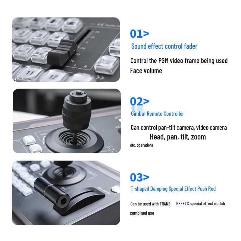 JiaShiYing JSY100pro 12-Channel Live Stream Switcher Console