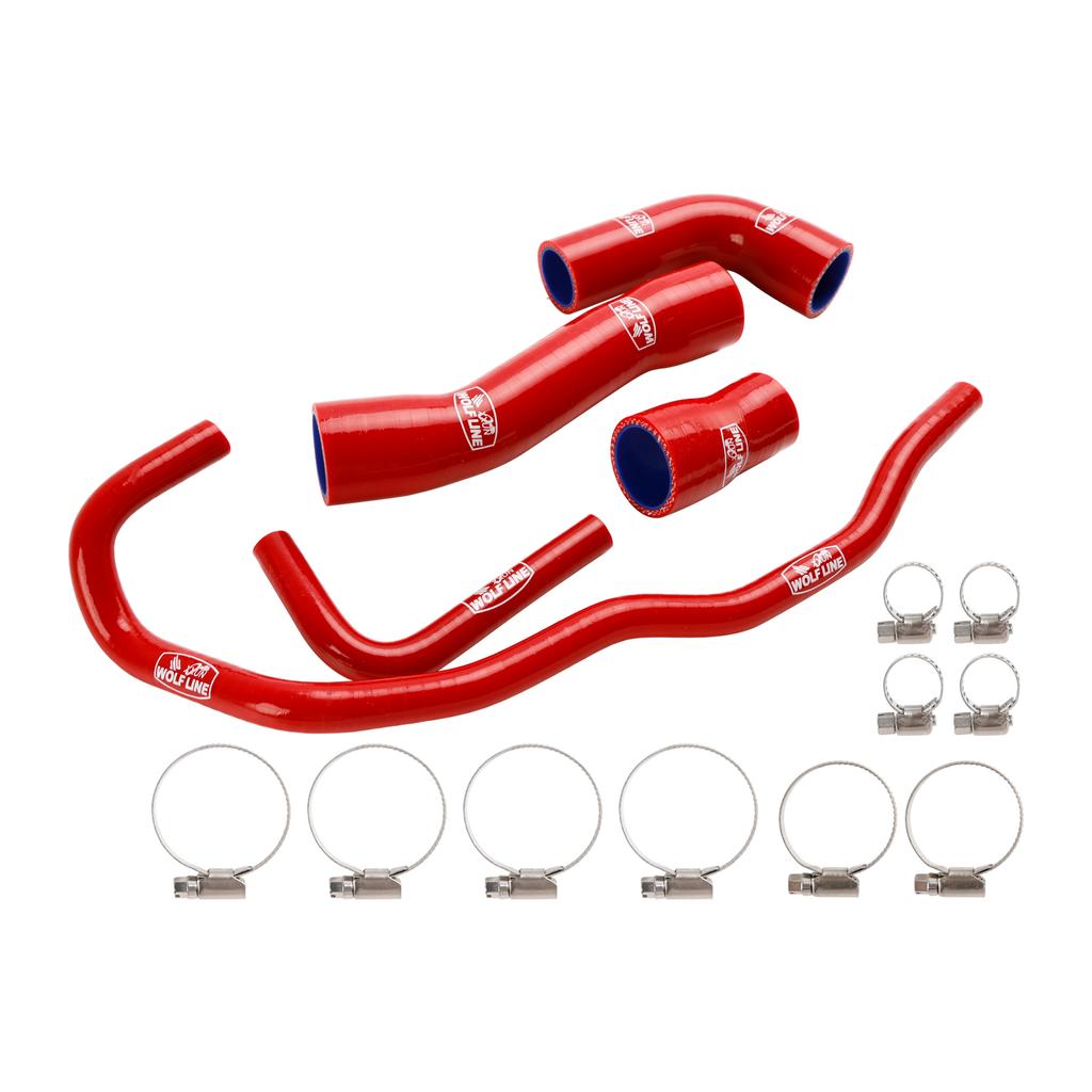 Silicone Radiator Coolant Hose Kit For BMW S1000RR 2019-2023 Red