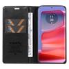 For Motorola Edge 50 Pro 5G Case Leather Phone Cover Magnetic Closing