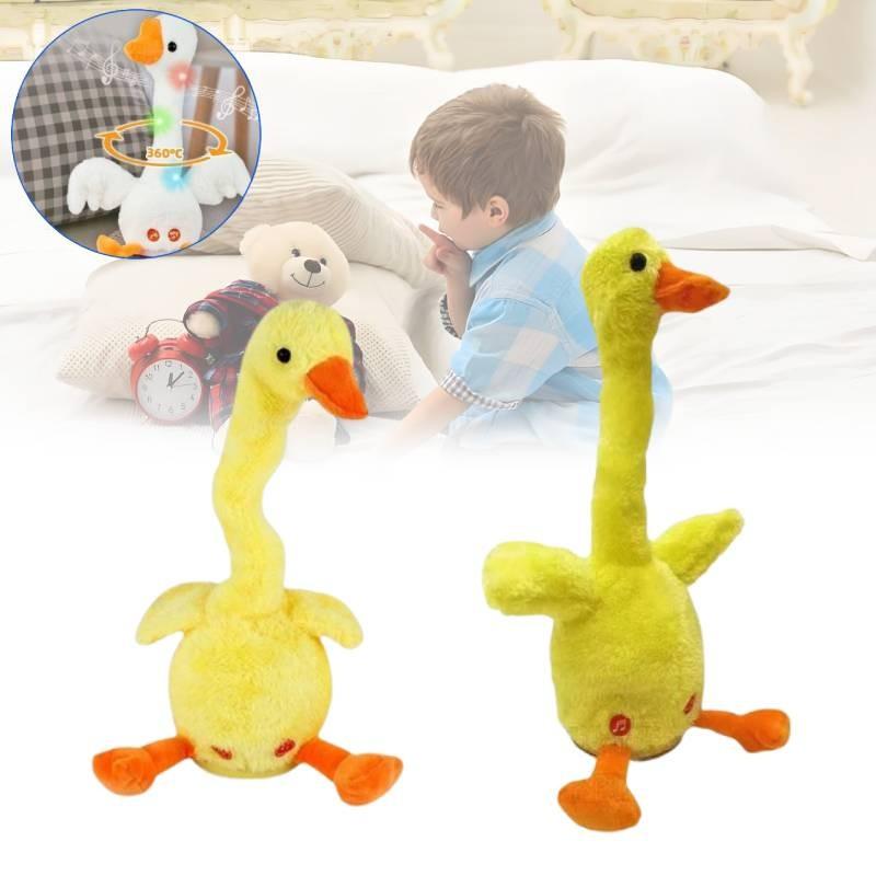 Adorable Talking Duck Plush Toy Funny Talking Neck Duck Gift For Christmas Celebration