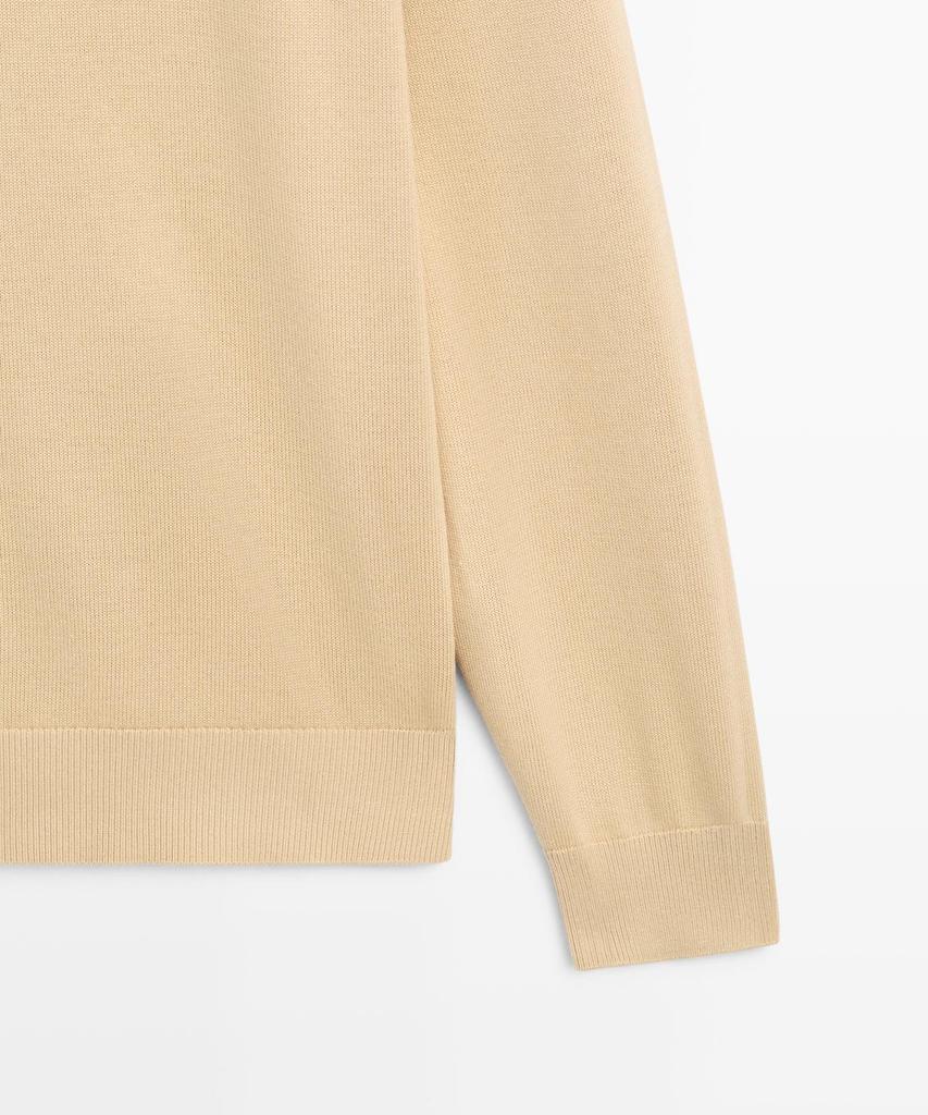 Masimodutti Cotton Blend Knit Sweater