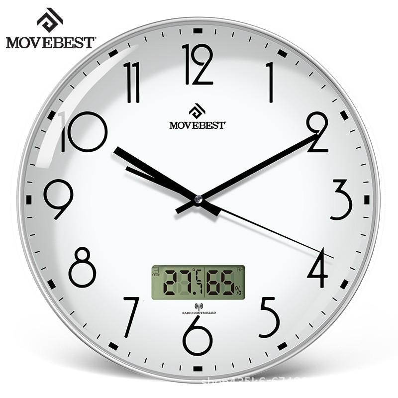 

12 Бесшумные настенные часы в скандинавском стиле - минималистичный кварцевый дизайн для гостиной