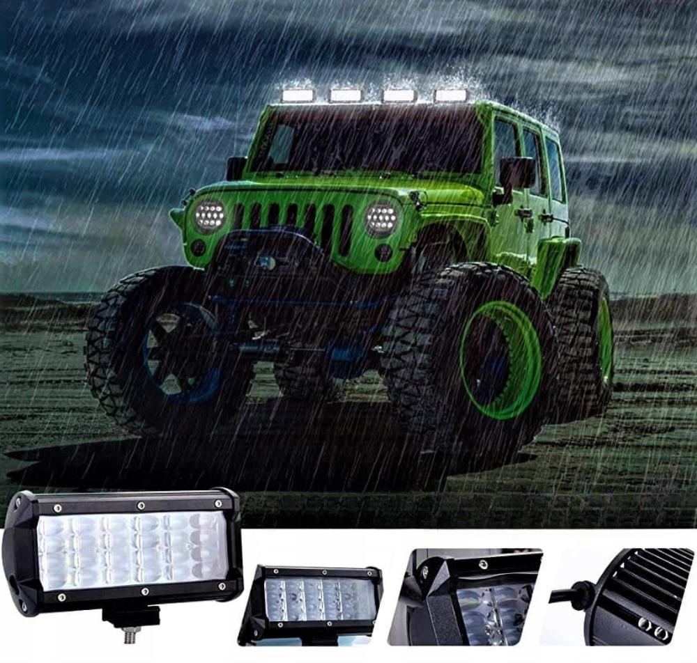 Halogenowe LED-owe światła robocze do samochodów, dalekosiężne, zestaw halogenowy, lampa do jazdy