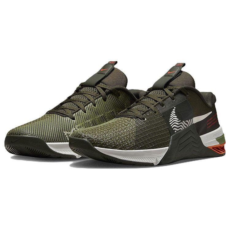 Nike Metcon 8 Cáqui Cargo Tênis Masculinos Verde Sequoia Jacaré DO9328-301