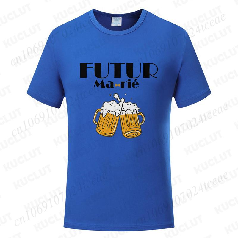 French Boyfriend Bachelor Party Tshirt Single Wedding Graphic Oversized Y2k Tops Evg Team Groomsman Tees Future Groom Man Shirt