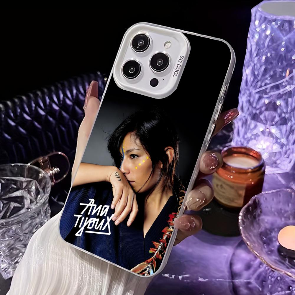

Ana Tijoux Mobile Cell Phone Case for iPhone 17 16 15 14 13 12 11 X XR XS 8 7 Air Pro Max Plus White Translucent Colorful Cover iPhone 11 Pro