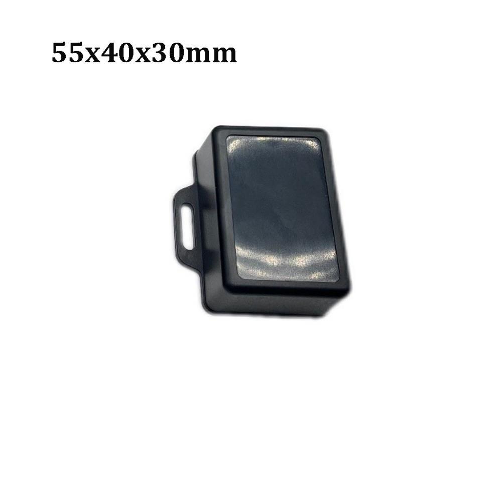 Waterproof Project Enclosure Boxes with Ear Black Storage Case ABS Plastic 6 Styles PCB Board Shell Electronic Supplies