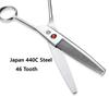 Purple Dragon Pet Thinning Thinning Shears for Dogs and Grooming Japanese Carbon Steel 420c Professional Scissors for Scissors, Self-Cutting Cats,