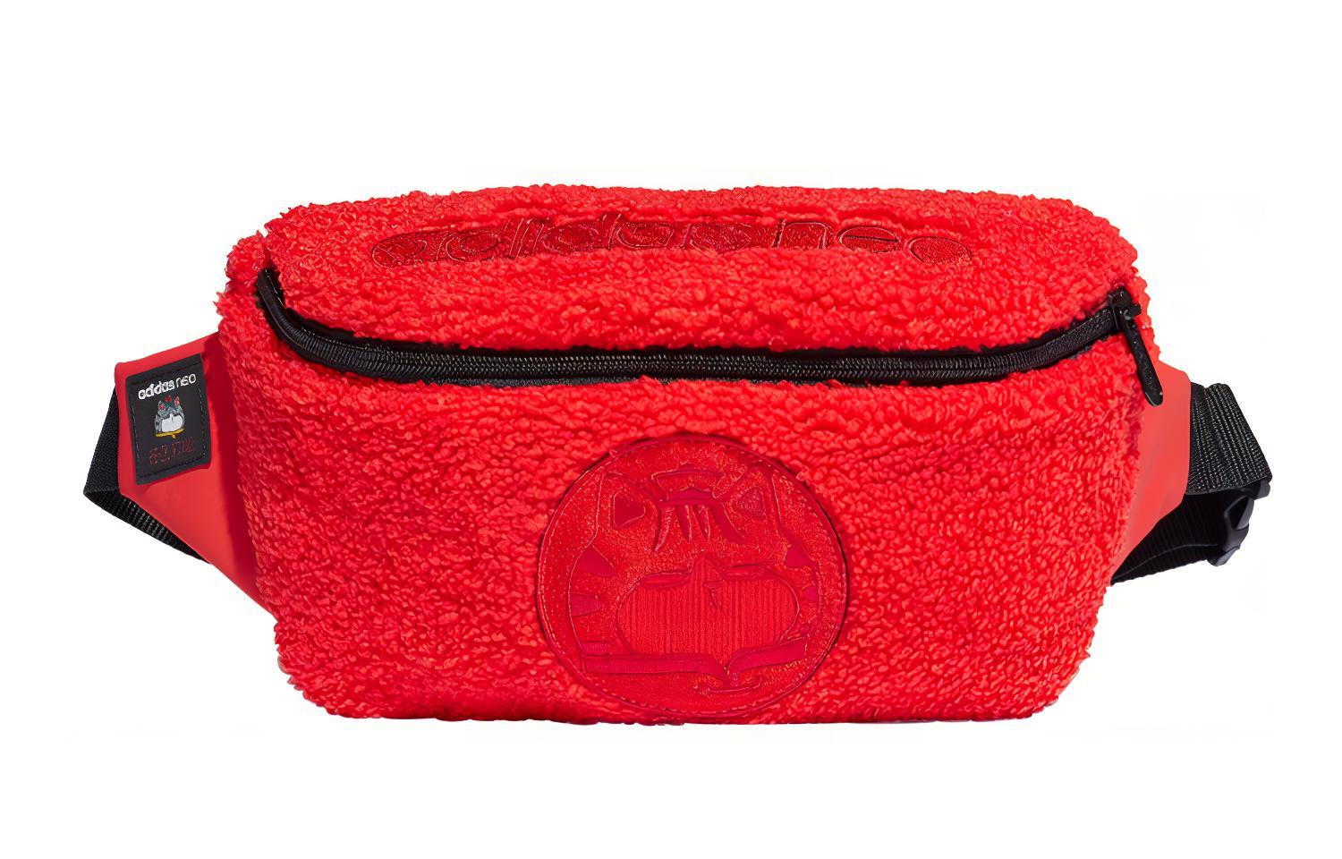 

Adidas Neo Wuhuang Wan Shui Collaboration Sports Polyester Sling Bag, Fanny Pack Regular Unisex Red GQ9137