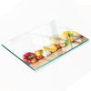 Decorative Glass Chopping and Serving Board for Fruits and Vegetables 80x52 Cm