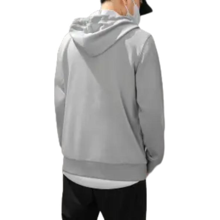 Li-Ning Campus Series Casual Hooded Letter Print Sweatshirt Unisex Sweatshirt Black YWDU561-1