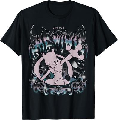Pokémon - Maglietta Oversize Grunge Mewtwo