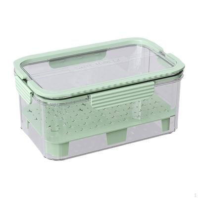 Boîte de rangement alimentaire de camping pour fruits avec poignée Contenant transparent Utilisation extérieure