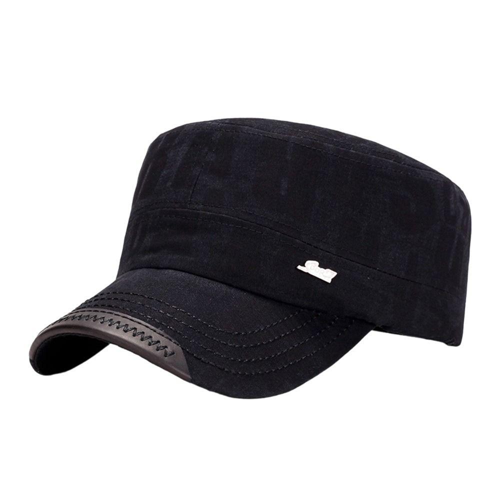 Cappello da Pesca alla Moda Anti-UV Cappellino da Baseball Casual in Cotone Cappello da Sole Retrò per Esterno Protezione Solare Primavera Estate