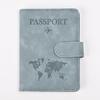 2024 Anti-Magnetic RFID Color-Changing PU Passport & Ticket Holder Wallet