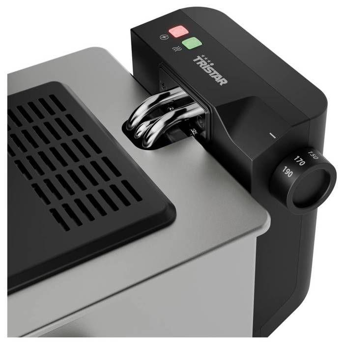 Tristar Fritøse 3 l 2000 W sølv, svart