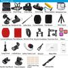 55 in 1 Action Camera Accessories Kit for DJI Osmo Action 5 Pro/4/3 Carrying Case Selfie Stick Tripod Waterproof Case