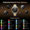 Blackview W90 Pro AI Smartwatch mit integriertem ChatGPT | 1,43" AMOLED-Bildschirm 100+ Sportmodi GPS + Kompass Bluetooth-Anrufe 900mAh Akku