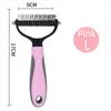 Professional Pet Deshedding Brush Dog Hair Remover Pet Hair Knot Cutter Puppy Cat Comb Brushes Dogs Grooming Shedding Supplies