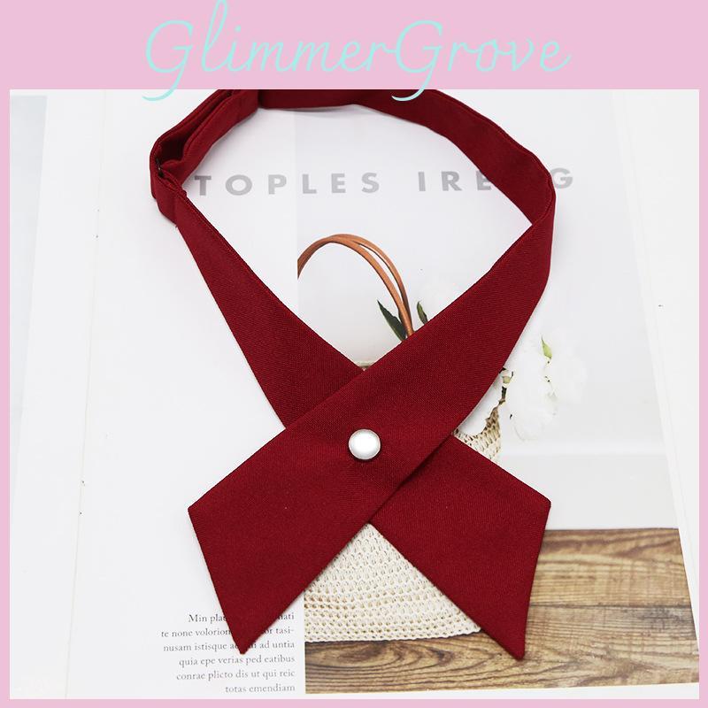Student Graduation Cross Neck Bow Tie Accessory For Academic Attire