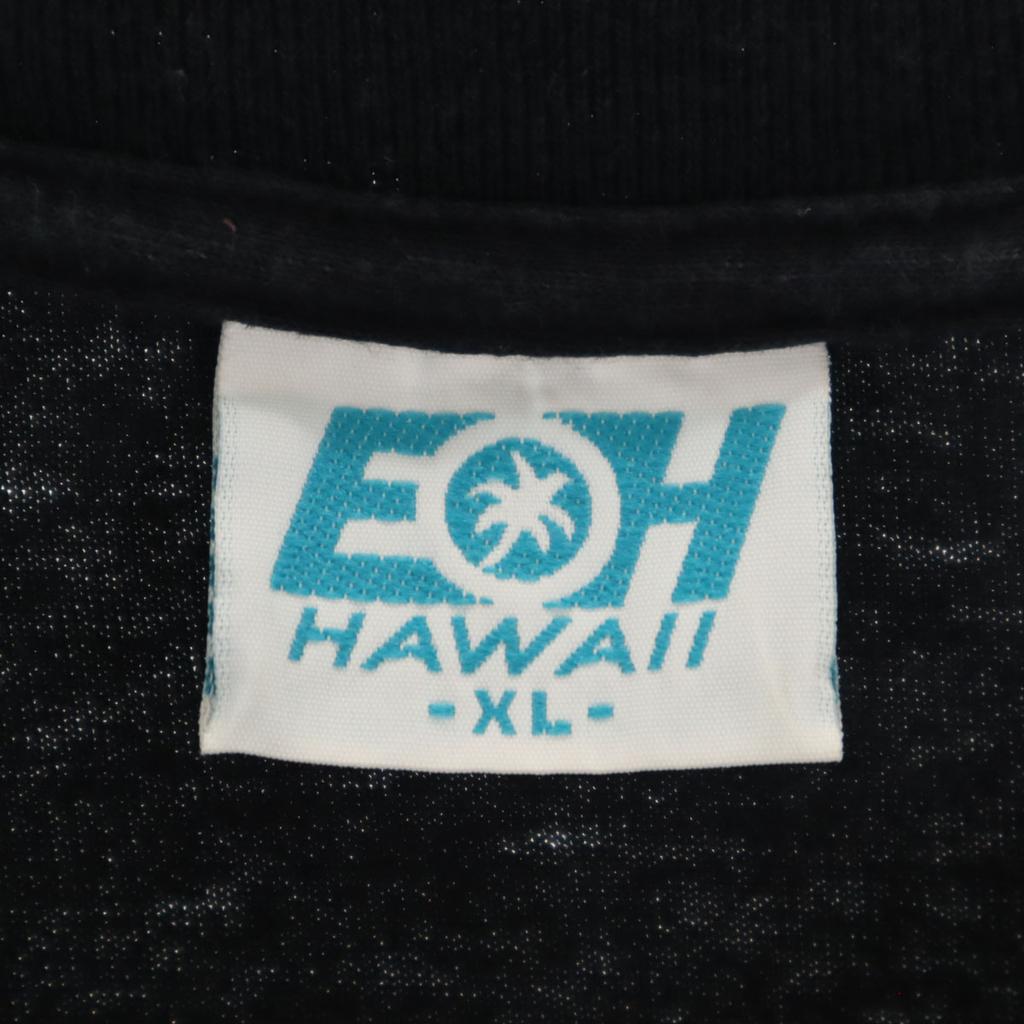 EOH HAWAII lata 90. Wyprodukowano w USA Stary nadruk TAHITI Koszulka z krótkim rękawem gady Męska Używana
